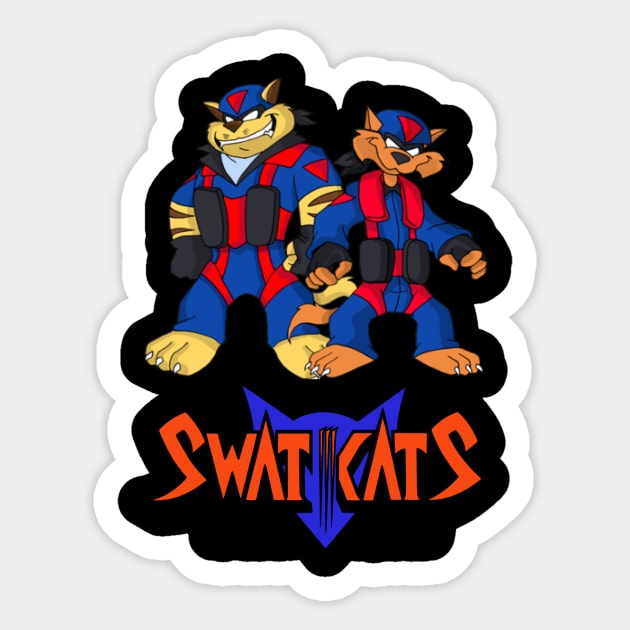 Swat Kats Sticker by speedsam